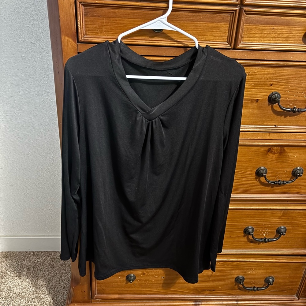 Elegant Black Women's Top